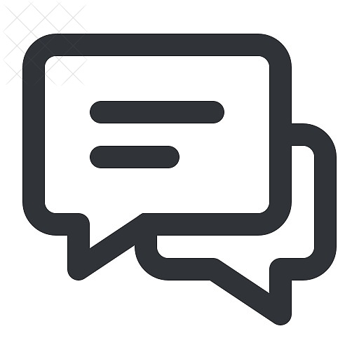 Text, chat, communication, conversation, message icon.