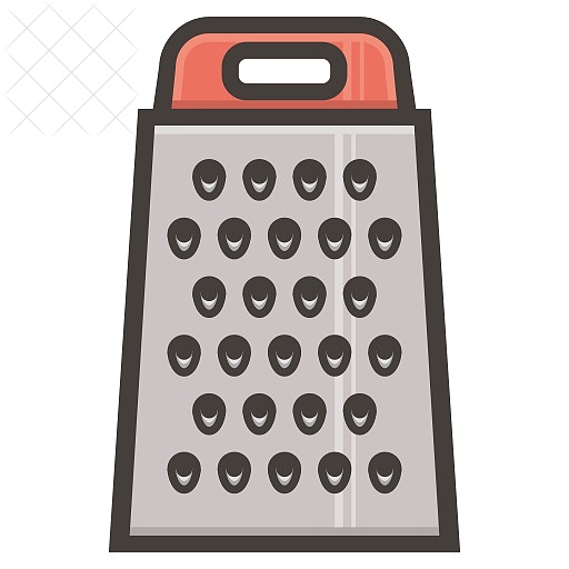 Graters, grater, kitchen, tool icon.