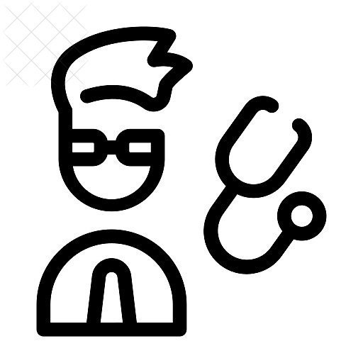 Avatar, clinic, doctor, health, hospital icon.