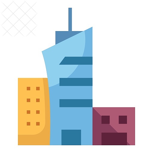 Architecture, business, city, modern, office icon.