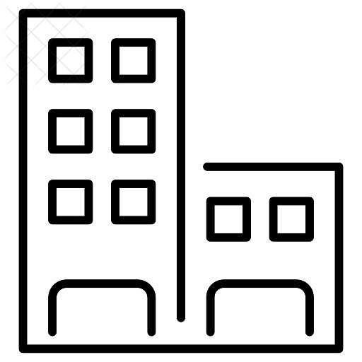 Architecture, building, bulding, business, company icon.