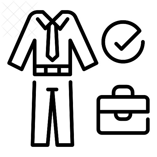Business, businessman, interview, job, office icon.