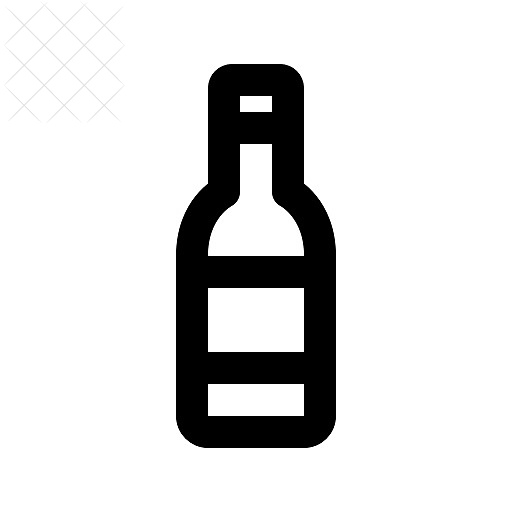 Drinks, wine icon.