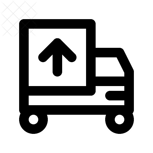 Commerce, e, shipping, truck icon.