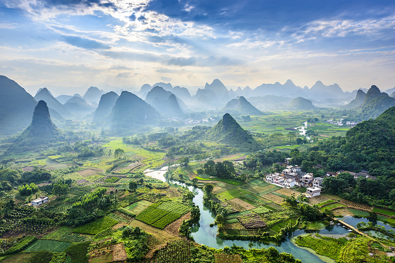 桂林的風景圖片素材