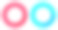 圆。圆形图标与长阴影在红色或蓝色的背景图标icon图片