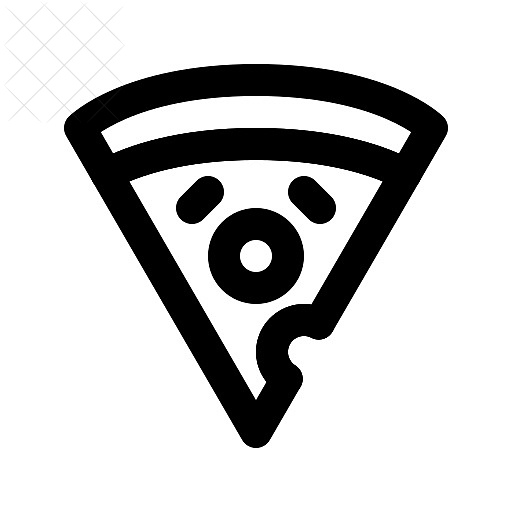 Bakery, pizza icon.