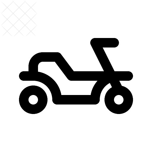 Car, motorcycle icon.