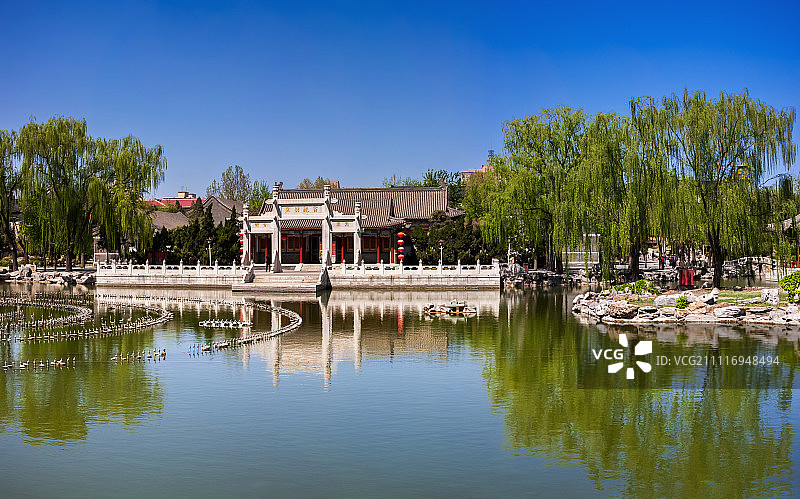 北京大观园省亲别墅景观，中国图片素材