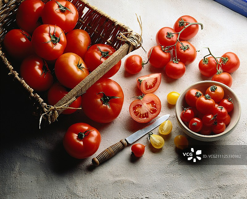 选择的西红柿图片素材