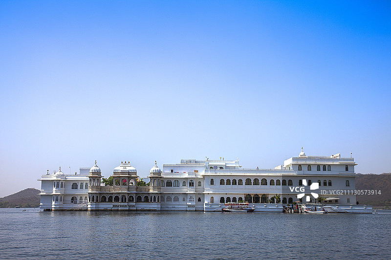 皮丘拉湖,水上宫殿,乌代布尔,印度图片素材