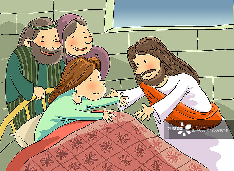 圣经插画系列：睚鲁的女儿下载