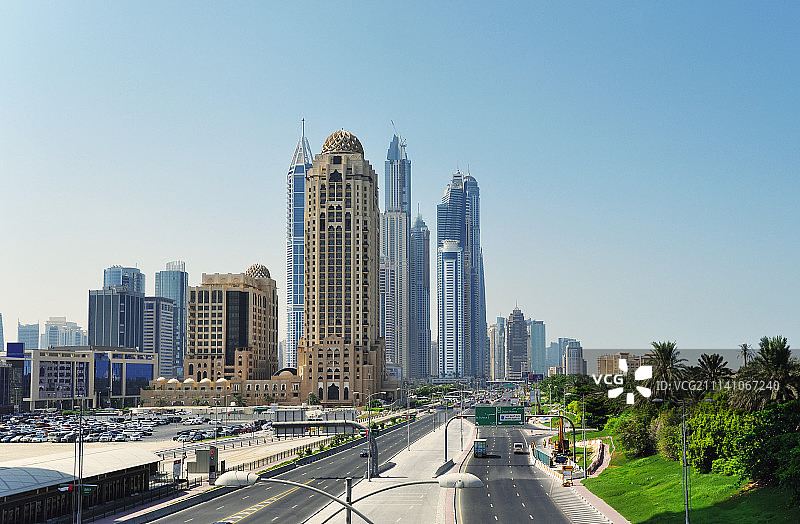 迪拜城市建筑图片素材