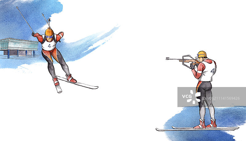 冬季奥运会-越野滑雪图片素材