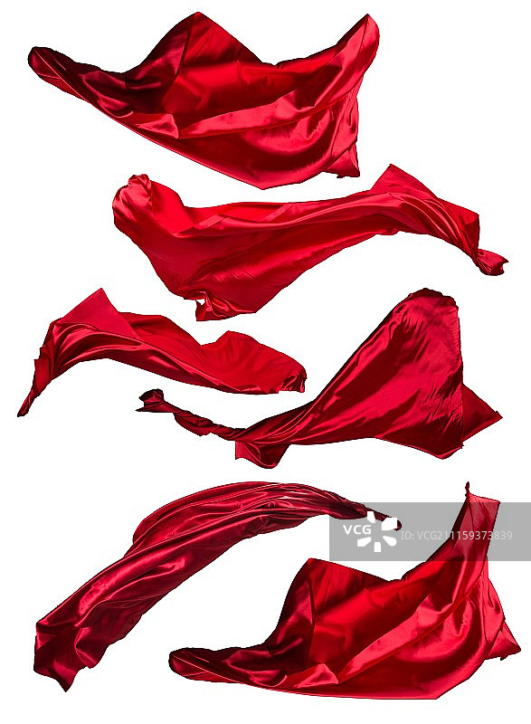 飞红丝绸图片素材