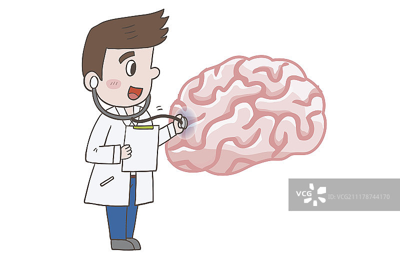神经内科卡通图片