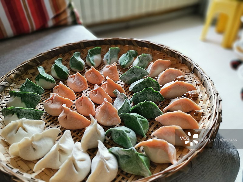中国传统食物饺子图片素材