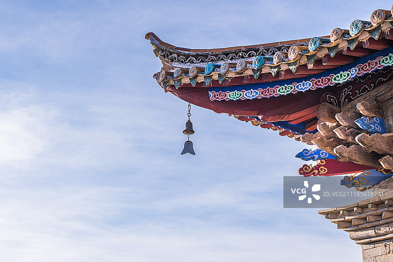 中国古建筑飞檐图片素材