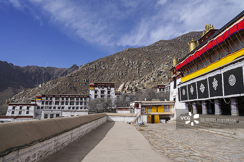 西藏拉萨色拉寺图片素材