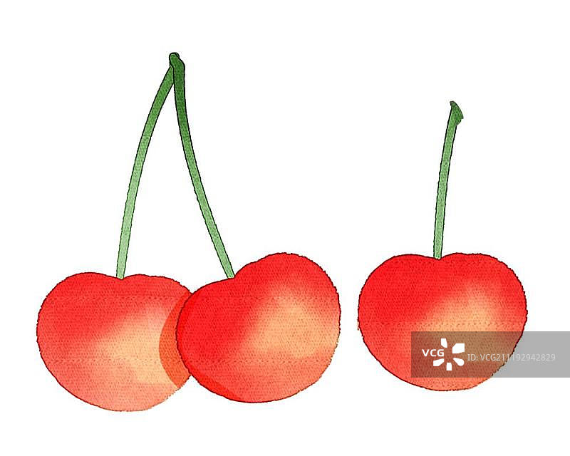 小清新美食樱桃图片素材