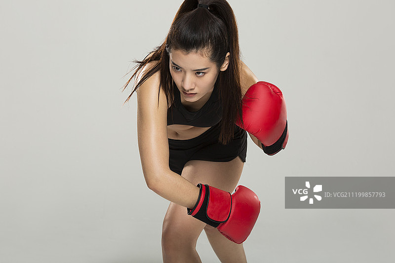 女拳击手图片素材