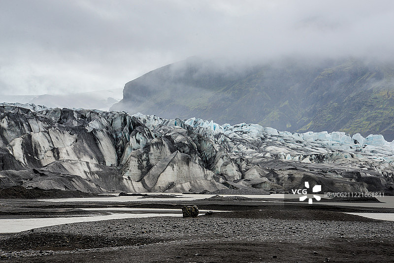 冰岛的冰川图片素材