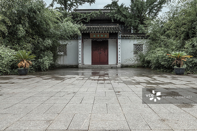 中国苏州园林建筑图片素材