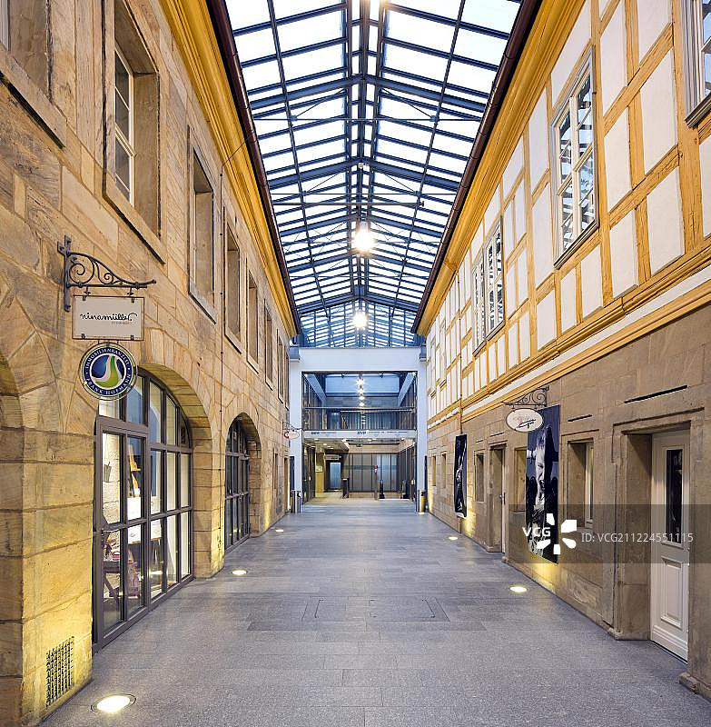 Max 48购物中心，拜罗伊特，上弗兰科尼亚，德国巴伐利亚，欧洲图片素材