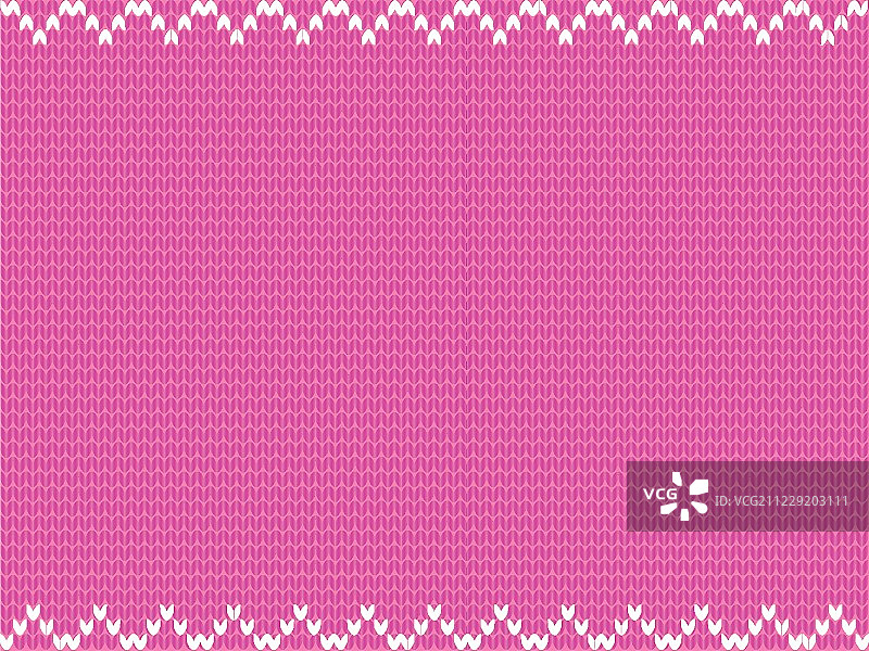 可爱的婴儿粉红色针织背景框白色编织zig扎图片素材