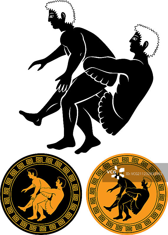 希腊罗马摔跤图片素材