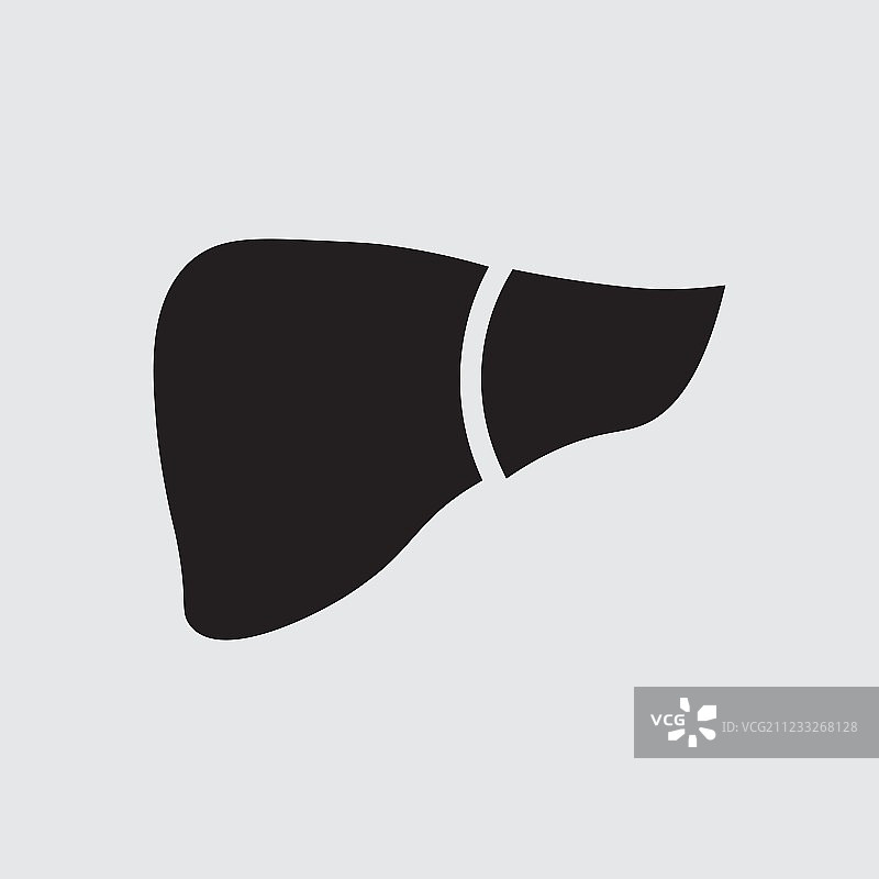 肝脏和肝脏疾病的医学说明图片素材