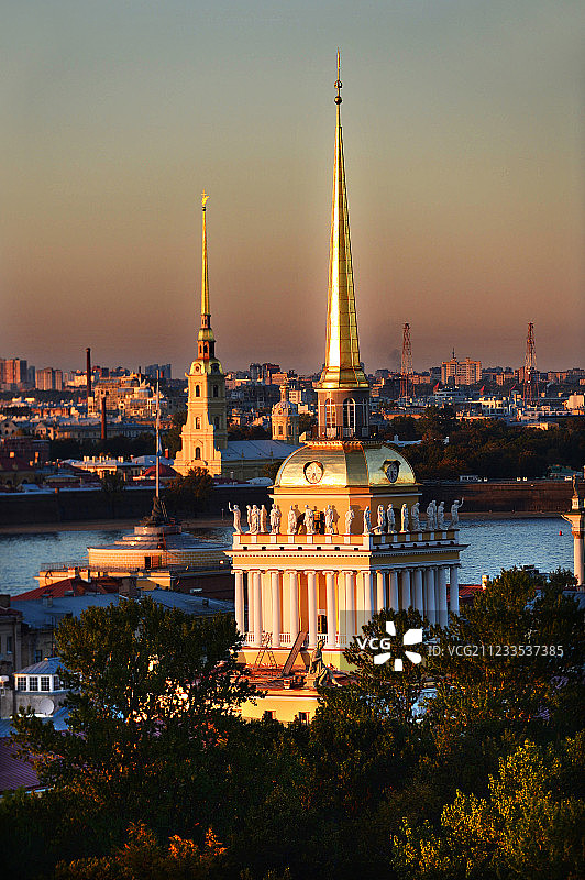 俄罗斯，圣彼得堡风景图片素材
