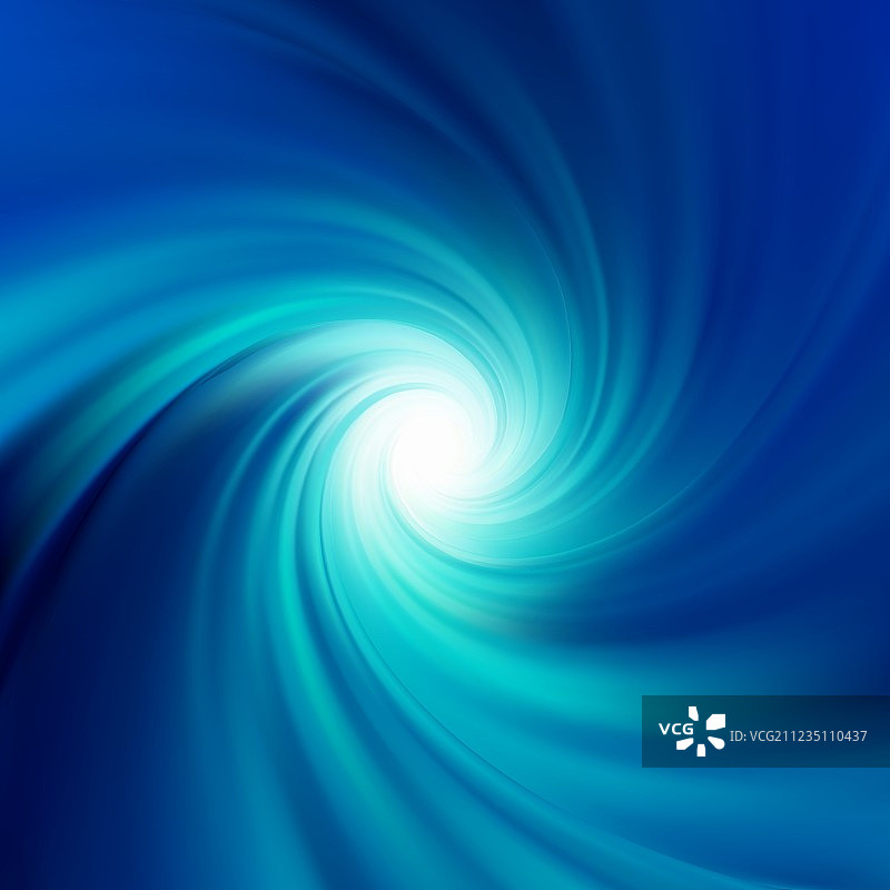 蓝色能量隧道EPS 8图片素材