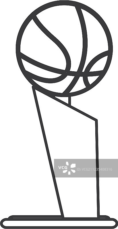 篮球奖杯图标图片素材