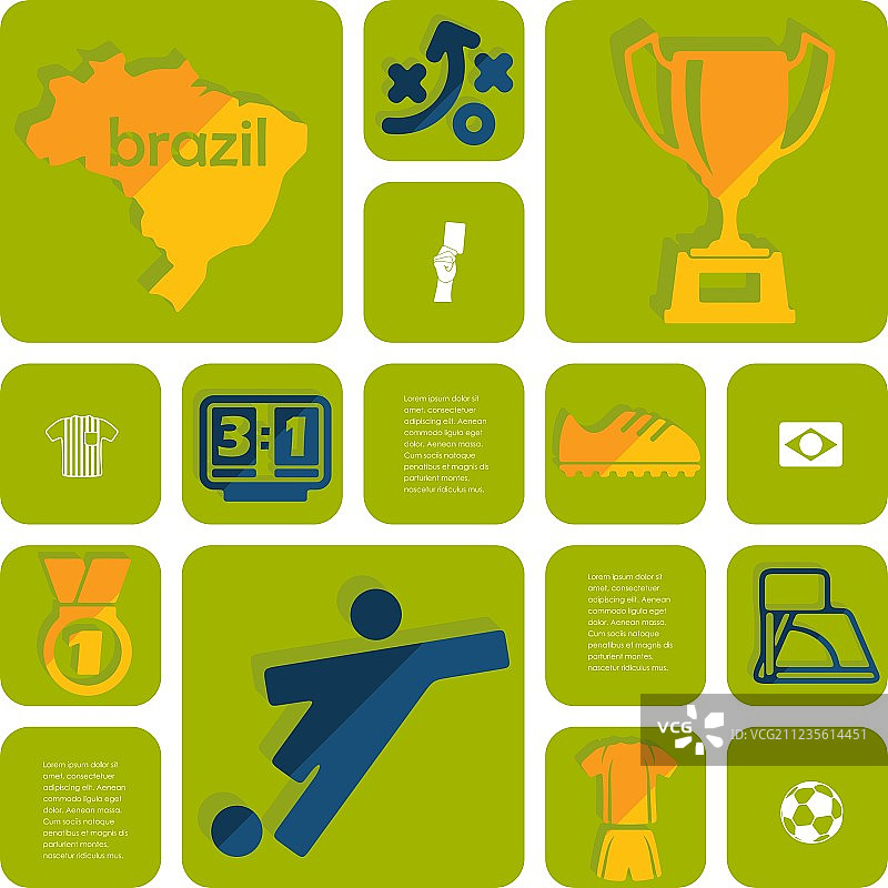 足球足球信息图表图片素材