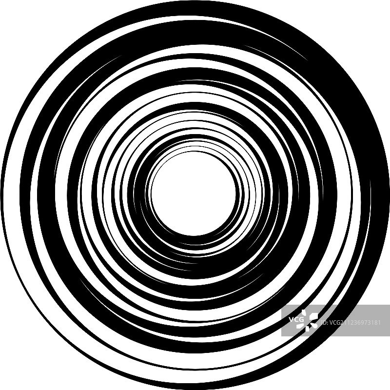 同心圆适合作为一个抽象的环图片素材