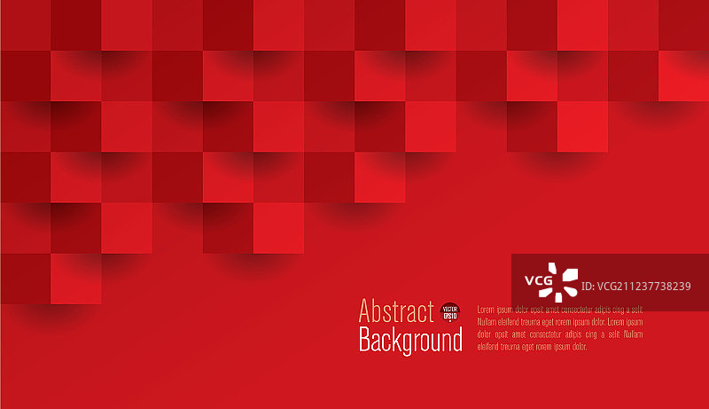 红色抽象背景3d纸艺术风格图片素材