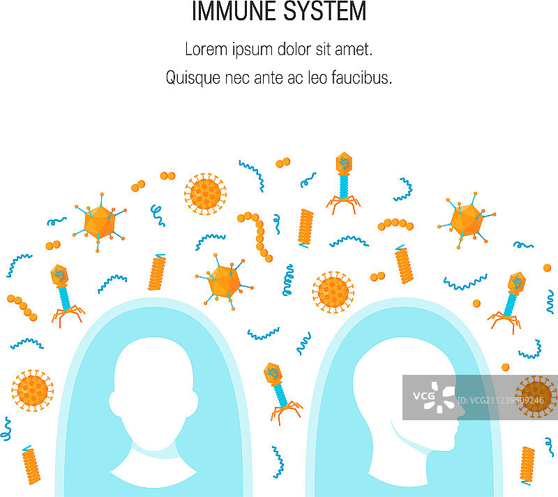 免疫系统概念图片素材
