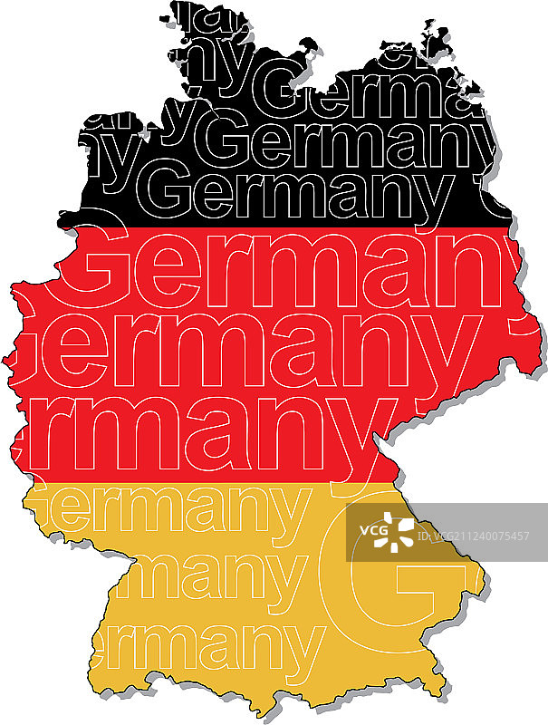 德国地图1图片素材