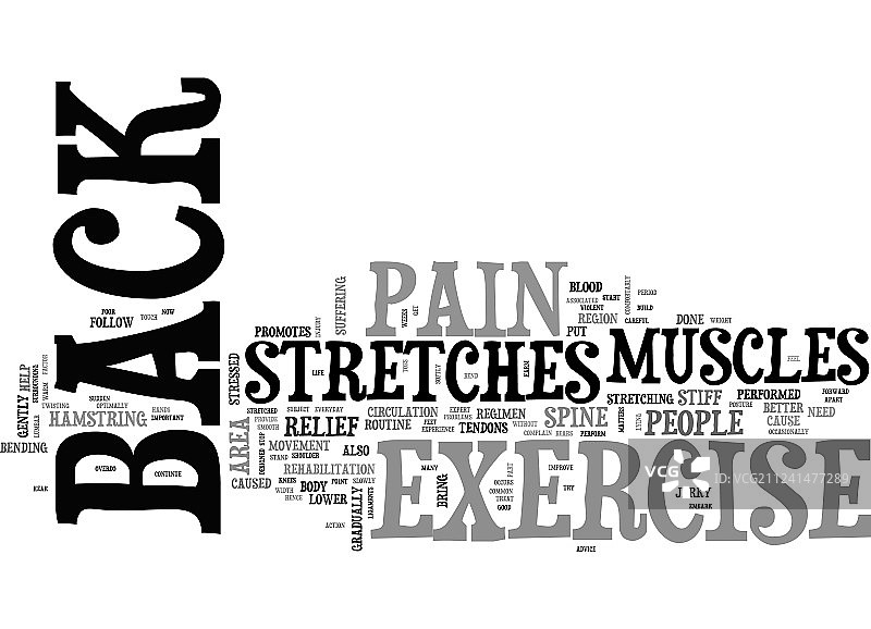 背部运动可以缓解背部疼痛图片素材