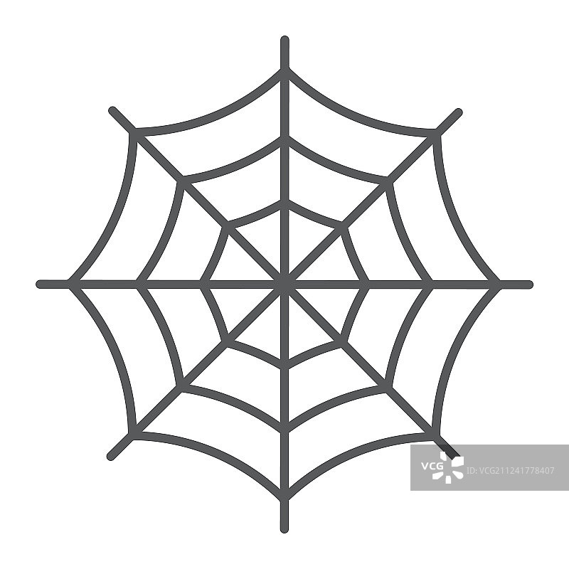 蜘蛛网细线标志万圣节图片素材