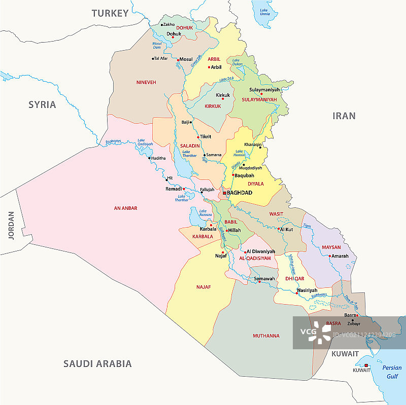 伊拉克的地图图片素材