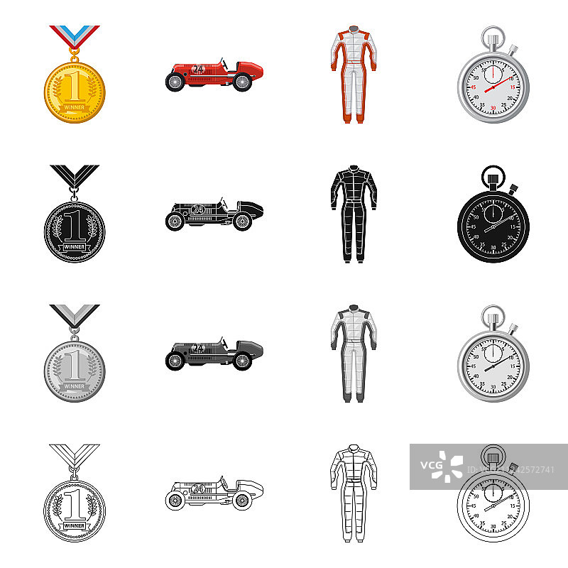 汽车及拉力赛标志套的设计图片素材