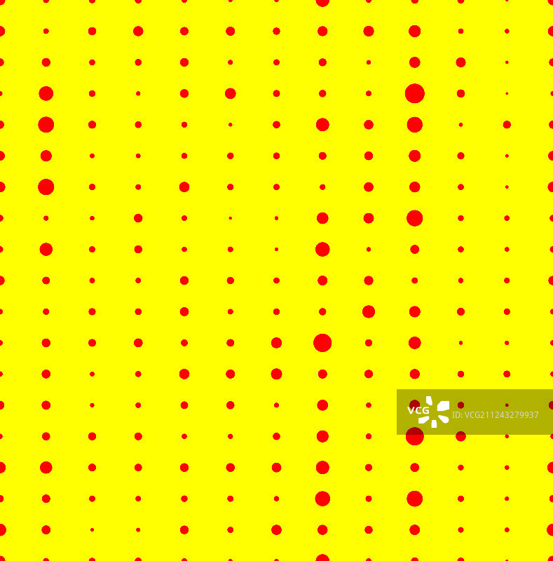 双色红黄圆点波普艺术图片素材