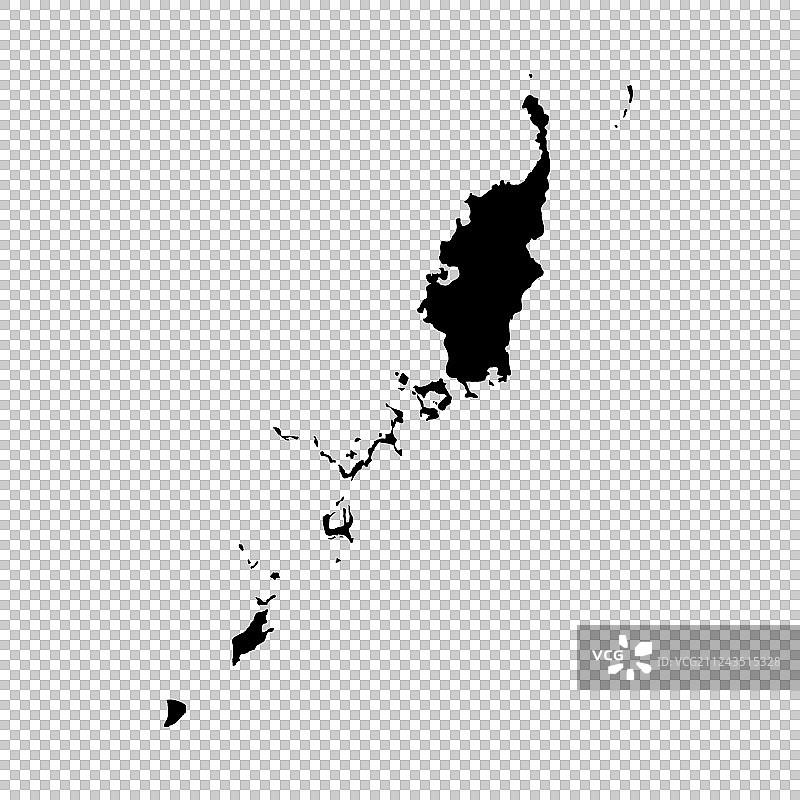 地图帕劳孤立黑上图片素材