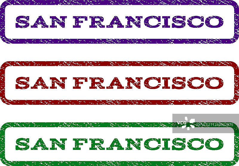 旧金山水印邮票图片素材