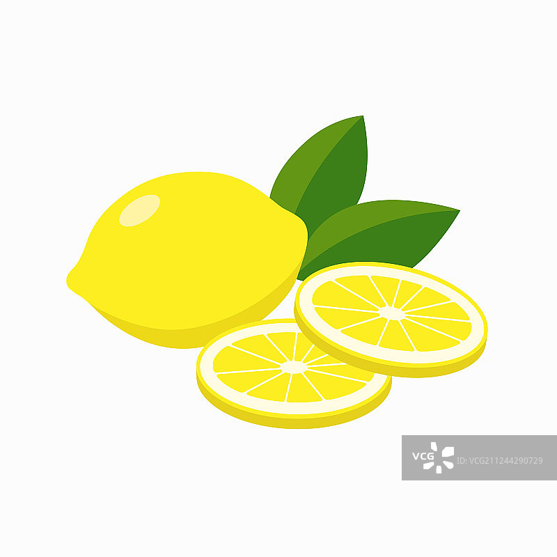整片柠檬和柠檬嫩叶图片素材