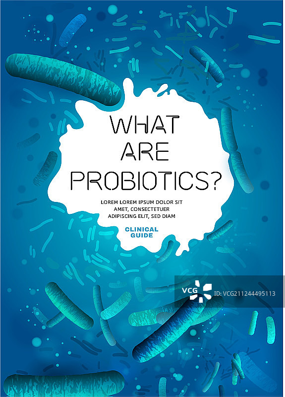 乳酸菌益生菌的海报图片素材