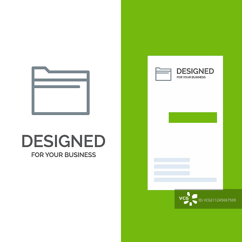 文件夹文件数据存储和灰色logo设计图片素材