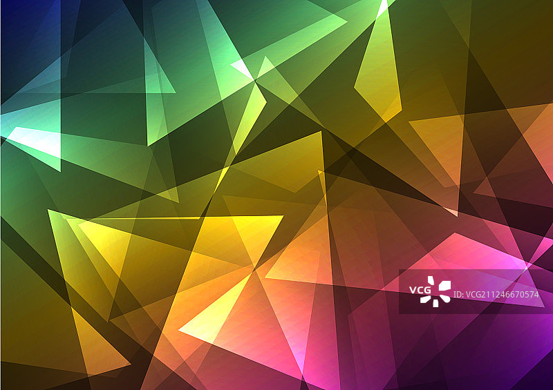 彩虹水晶抽象背景图片素材